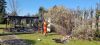 Brand Gartenlaube